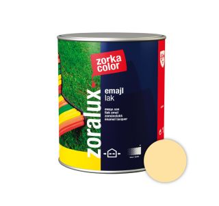 POKRIV.PREM.ZA KOV.,LES ZORKA DEKOR ZORALUX EMAJL LAK SLONOVA KOST 0.75 L 4202