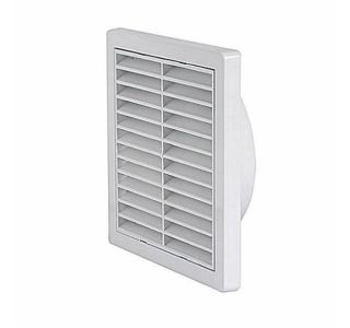 ZRAČNIK BREZ REGULACIJE VAFRA VENTILACIJSKA REŠETKA FI 120 PVC