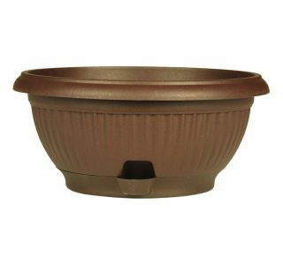 ZUNANJA SKLEDA MEDITERAN 27 CM ANTRACIT S PODSTAVKOM