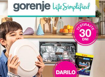 Izberi Gorenje in prejmi 80 tablet Finish
