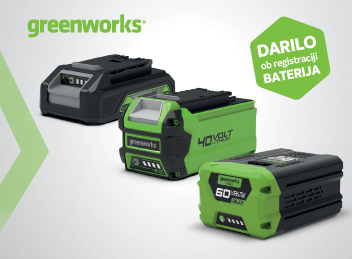 Ob nakupu izbranega Greenworx orodja