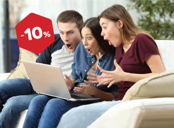 <br>Ujemite super popust 10 % za nakup nad 40 € 