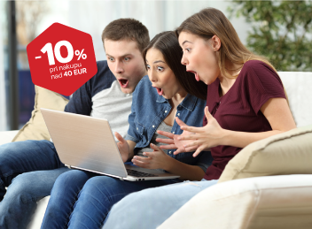 <br>Ujemite popust 10 % za nakup nad 40 € 
