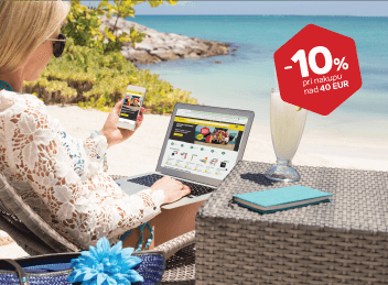 10 % za nakup nad 40 € <br>od 20. do 22. 6. 2025