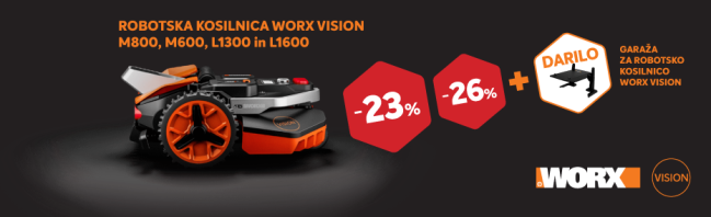 Ob nakupu Worx Vision