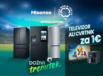 Darilo  ob nakupu izbranega hladilnika Hisense