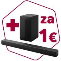 Ob nakupu izbranega televizorja LG, hišni kino LG S60T za 1 €. Več na: https://www.merkur.si/izbrana-ponudba/lg-kino