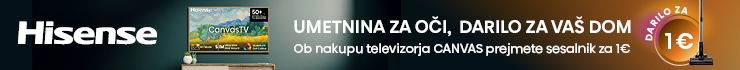 Hisense darilo za 1 EUR