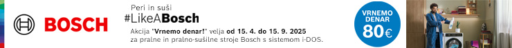 80 EUR bosch pralni stroji