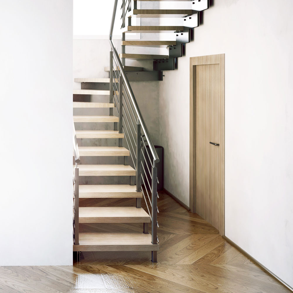 Elegantne dvoramne stopnice